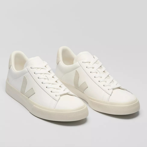VEJA V-12 White Sable Leather Sneaker - Picture 4 of 14